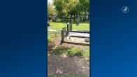 Graven vernield in Zwolle, mogelijk door voertuig