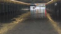Tunnel in Enschede afgesloten na hevige hoosbui