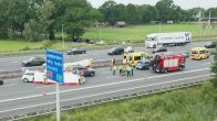 Ruim uur vertraging op A12 bij Ede door ernstig ongeluk