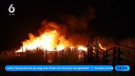 Steiger verwoest bij felle brand in Emmeloord