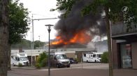 Enorme brand in Norg: NL-Alert vanwege rookwolk