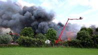 Grote brand in Zwaanshoek, NL-Alert verstuurd