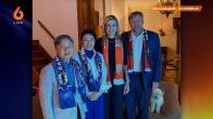 Koning Willem-Alexander en Japanse keizer Naruhito kijken samen WK-wedstrijd
