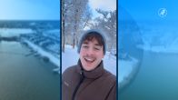 Sneeuwbeelden op sociale media