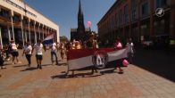 Asielopvang verdeeld ook Schiedam: voor- en tegenstanders voerden zaterdag actie