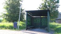 Jeugdhonk in Engelen beklad met anti-asielleuzen