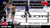 GLORY 109 | Ben Slama zet Chahidi zwaar onder druk in ronde 3