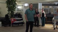 Oscar danst voor de laatste keer salsa