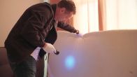 Rob treft bloed, sperma en urine aan op matras