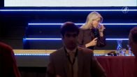 Bezoekers NSC-congres verlaten zaal als Mona Keijzer podium betreedt