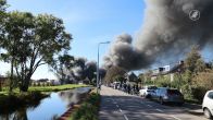 Grote brand in loods Aalsmeer zorgt voor veel rookontwikkeling