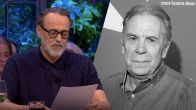 Hugo Borst brengt eerbetoon aan overleden Maarten Spanjer (73) met voorlezen van column