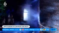 Grote brand in centrum Delft onder controle