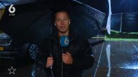 Chauffeur Jan Smit 'dreigt' met inrijden op Shownieuws-verslaggever Thom Goderie