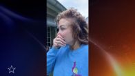 Achtertuin Katja Schuurman getroffen door stormschade