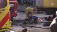 Glazenwasser vliegt in brand na ongeluk met hoogspanningskabel